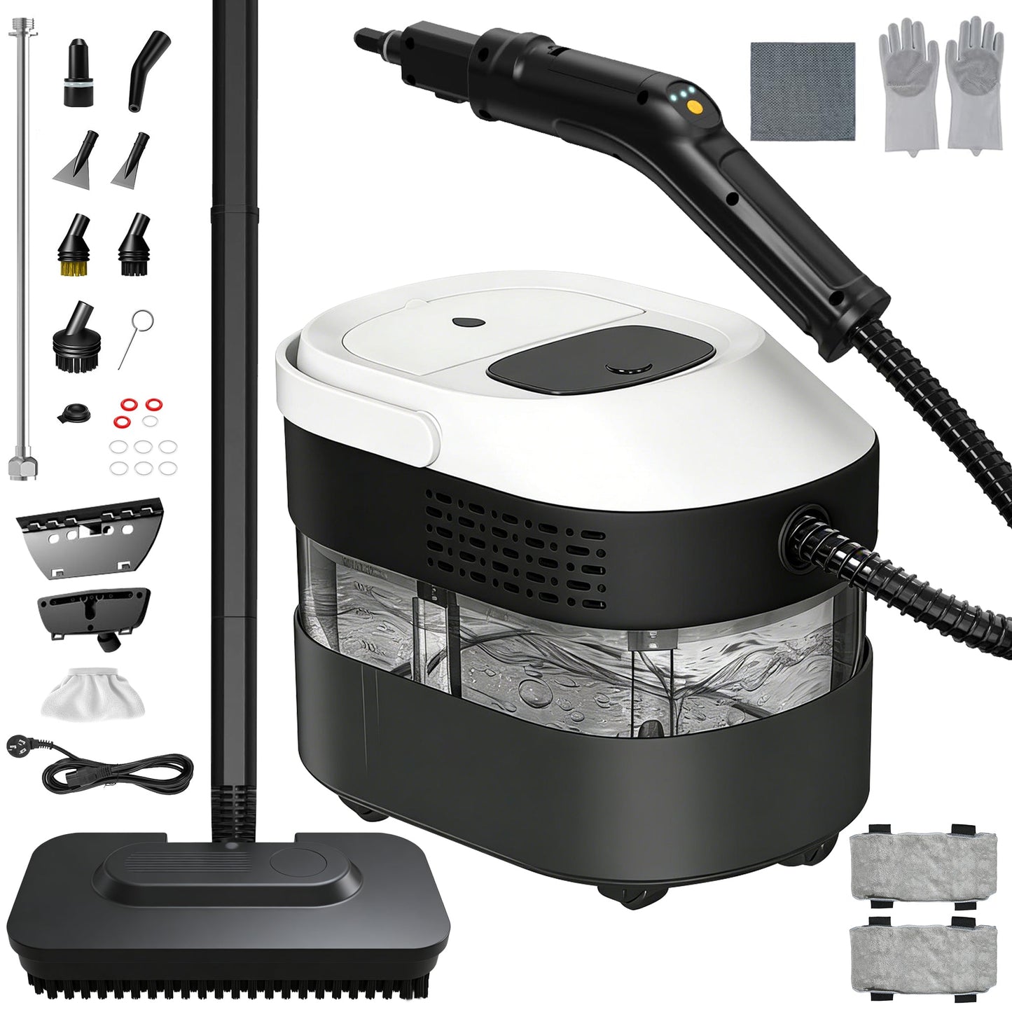 3-Level Adjustable Handle Steam Cleaner