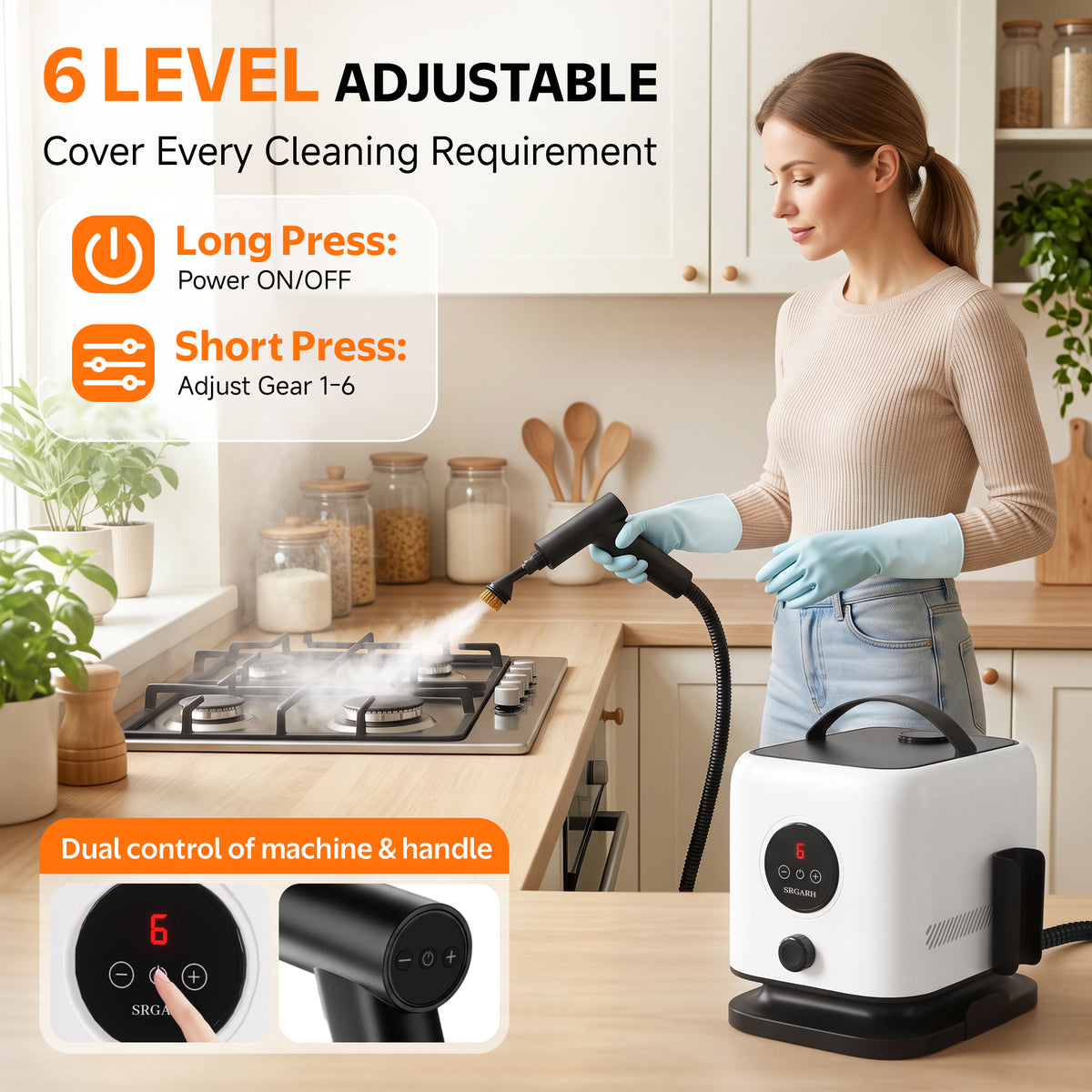 SRGARH® Version 3.0 Handheld Steam Cleaner