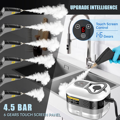 SRGARH Powerful 2500W Handheld Steam Cleaner