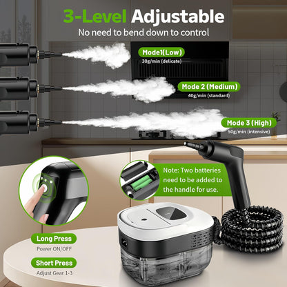 SRGARH Pressurized Handheld Steam Cleaner