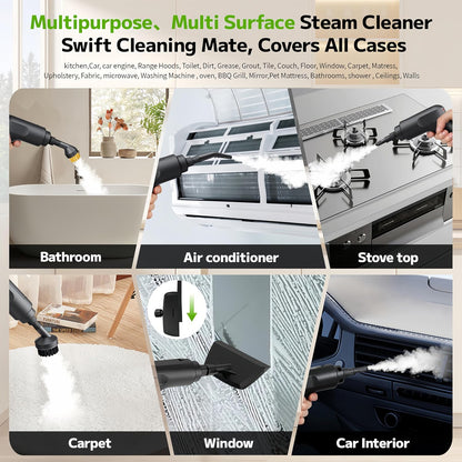 SRGARH Pressurized Handheld Steam Cleaner