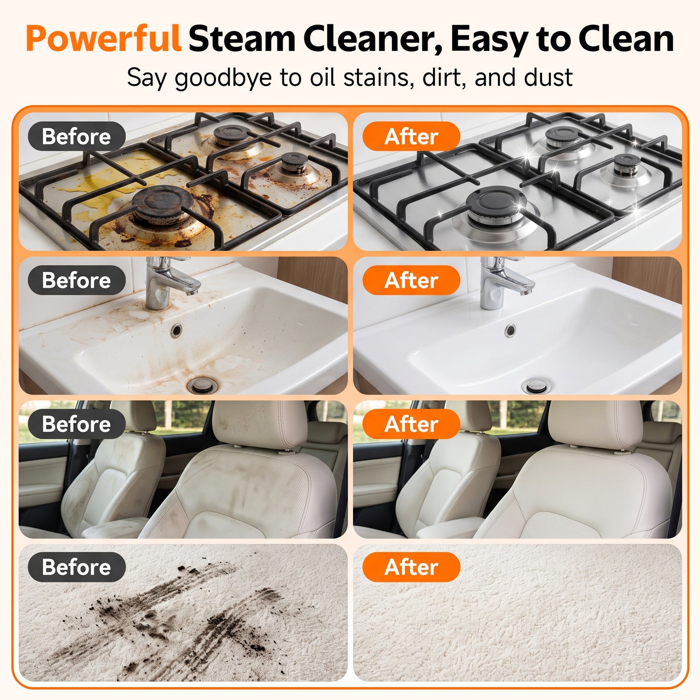SRGARH® Version 3.0 Handheld Steam Cleaner